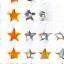 Candidate experience star rating icon